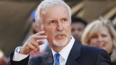 Kanadský režisér James Cameron na světové premiéře filmu Titanic 3D v Londýně