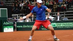 Tomáš Berdych v utkání s Viktorem Troickim dominoval