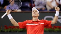 Tomáš Berdych porazil na turnaji v Indian Wells Andyho Roddicka