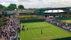 Wimbledon se jako jediný z grandslamových turnajů hraje na travnatém povrchu