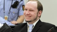 Anders Breivik v poslední den hlavního líčení soudu