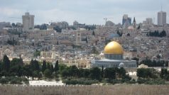 Jeruzalém - staré město se zlatou kopulí Skalního chrámu