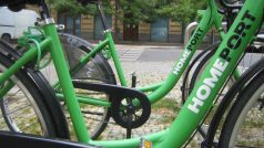 Bike sharing, které provozuje firma Home port