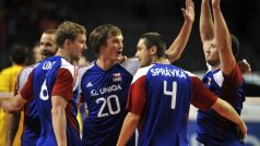 Čeští volejbalisté se radují z úspěchu v kvalifikaci ME