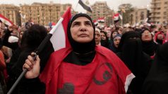 Protesty na káhirském náměstí Tahrír