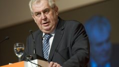 Prezident Miloš Zeman oslovil delegáty sjezdu ČSSD