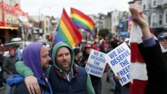 Demonstrace na podporu sňatků homosexuálů v San Francisku