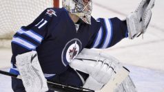 Ondřej Pavelec v dresu Winnipegu Jets v NHL