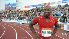 Vítěz nejkratšího spritnu na atletické mítinku Zlatá tretra Ostrava - Jamajčan Asafa Powell
