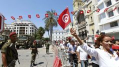 Demonstrace v tuniském hlavním městě