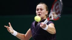 Petra Kvitová během semifinálového duelu s Číňankou Li Na