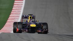 Sebastian Vettel během kvalifikace na GP USA