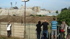 Demolice bývalých výrobních hal OP Prostějov