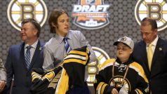 Hokejista David Pastrňák byl jako 25. v pořadí vybrán v draftu do NHL v roce 2014 Bostonem Bruins