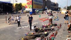 Stanové městečko z kyjevského Majdanu stále nezmizelo