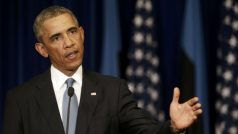 Americký prezident Barack Obama během konference v estonském Tallinnu