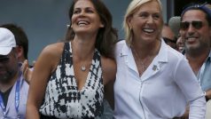 Martina Navrátilová požádala na centrálním dvorci v průběhu US Open o ruku svoji přítelkyni