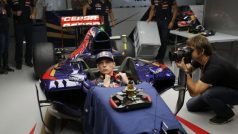 Čerstvě sedmnáctiletý Max Verstappen se stal nejmladším pilotem v tréninku F1