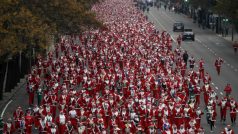 Běh Santa Clausu v Madridu