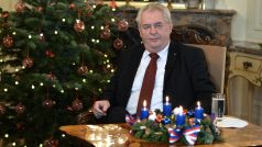 Vánoční projev prezidenta Miloše Zemana  v Lánech