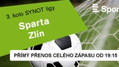 3. kolo SYNOT ligy: Sparta - Zlín