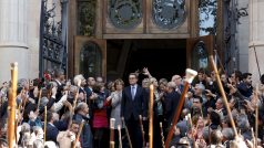 Artur Mas opouští soud v Barceloně