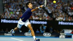 Srbský tenista Novak Djokovič v semifinále Australian Open