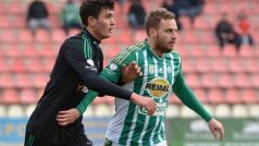 Matěj Chaluš (vlevo) odehrál proti Bohemians celý zápas