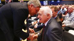 Václav Klaus na sněmu AFD