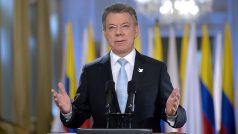 Kolumbijský prezident Juan Manuel Santos