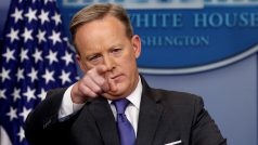 Mluvčí Bílého domu Sean Spicer.