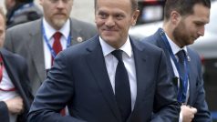 Donald Tusk na summitu Evropské unie.