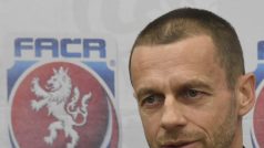 Prezident Evropské fotbalové unie UEFA Aleksander Čeferin