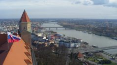 Bratislava pohled na město