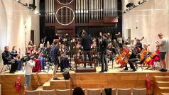 Jihočeská filharmonie nahrává slavnostní hudbu pro olympiádu v Paříži
