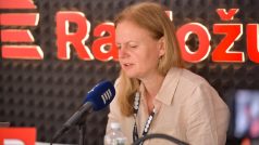 Theodora Remundová jako Host Radiožurnálu v Karlových Varech
