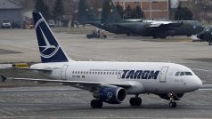 Letoun rumunské společnosti Tarom.