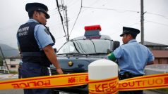 Japonští policisté na místě činu (ilustrační foto)
