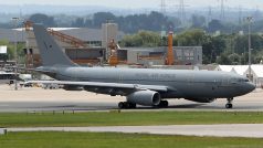 Letoun RAF Voyager používaný královskou rodinou a premiérem