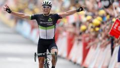 Nor Edvald Boasson Hagen v cíli devatenácté etapy Tour de France.