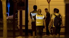 Policie na místě druhého teroristického útoku - v Cambrils.