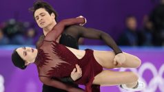 Tessa Virtueová a Scott Moir ve svém posledním volném tanci