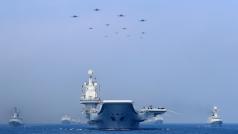 Přehlídka čínského námořnictva