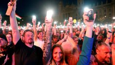 Demonstranti požadovali nové volby