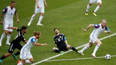 Zápas mezi Islandem a Argentinou