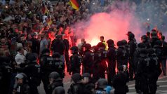 Demonstrace v Chemnitz