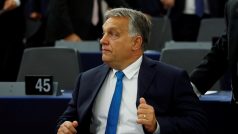 Maďarský premiér Viktor Orbán v úterý v Evropském parlamentu.