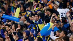 Fanoušci Boca Juniors při Superclásicu