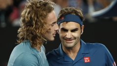 Rogera Federera vyřadil Řek  Stefanos Tsitsipas