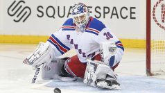 Branka New York Rangers, vysněné místo Toma Nittiho. Aby si zachytal NHL, musel by se Henrik Lundqvist a další gólmani Jezdců zranit